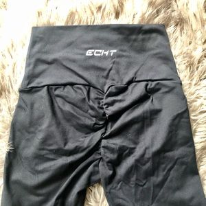ECHT High Waisted Booty Scrunch Leggings Black S